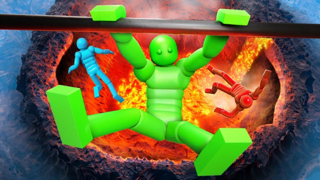 GTA 5 Ragdoll Dude Crazy Volcano Ragdolling and Jumps!