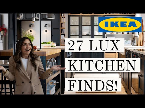 LUX IKEA KITCHEN FINDS!  DESIGNER APPROVED!