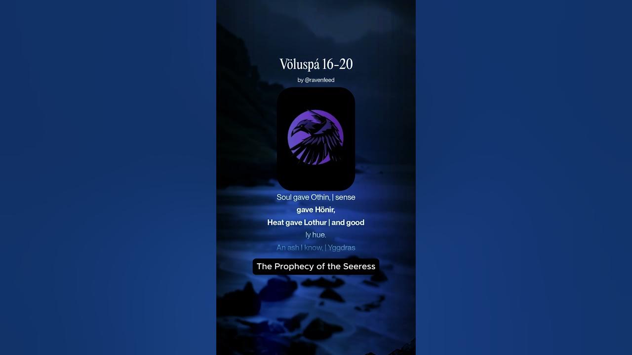 Nordic Völuspá 16-20: Viking gods tremble #music #musicshorts #epic #legend #poem #vikings Nordic Völuspá 16-20: Viking gods tremble #music #musicshorts #epic #legend #poem #vikings