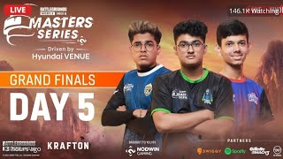 Nodwin Lan Event Watch Party | Grand Finals - Day 5 | Battlegrounds Master Series Live 2022