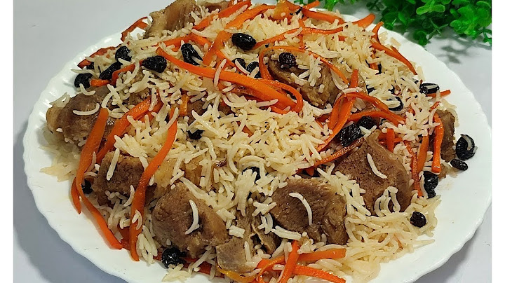 Kabuli pulao | Afghani pulao | Bakra eid special mutton pulao | Afghanistan national dish by Sammy