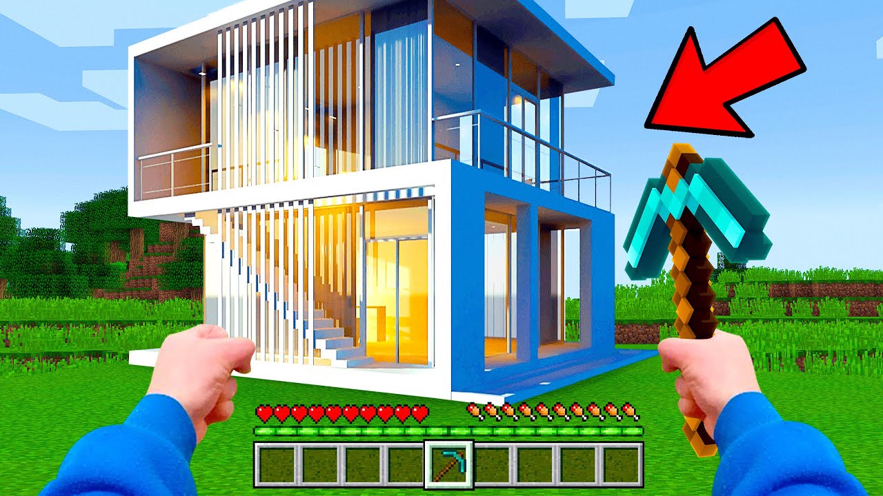 JOGANDO MINECRAFT NA VIDA REAL 