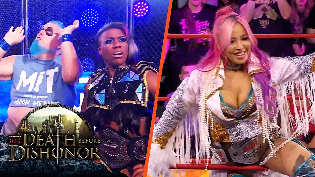 Athena vs Mina Shirakawa: ROH Women's World Title HIGHLIGHTS | ROH Death Before Dishonor