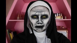 THE NUN | VALAK INSPIRED HALLOWEEN MAKEUP TUTORIAL 2018 | Vanessa Lopez