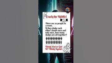 🧠 A Simple Handshake… or a MIND-BENDING Math Puzzle? #quiz #shorts #trivia #puzzle