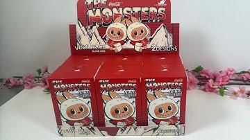 ASMR Labubu “The Monsters” Coca-Cola Vinyl Face Blind Box Unboxing | Secret Rare Inside