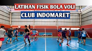 145 Latihan Fisik Bola Voli Club Indomaret‼️Akademi Voli Indomaret‼️