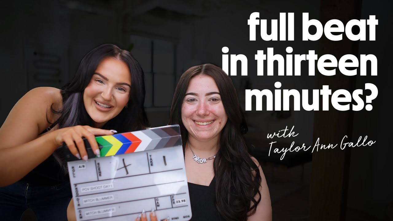 13-minute full beat challenge with Taylor Ann Gallo | last minute look