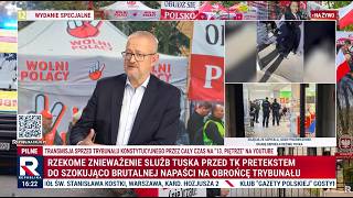 ZIEMKIEWICZ: Argument siły wobec protestujących przed TK. Metody jak za komuny | Wydanie specjalne