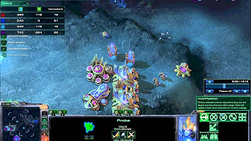 StarCraft2 Boot Camp - Stalker and Roach Army Attack