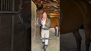 Ah I’m nervous🤪 wish us luckkkk #fyp #horsegirl #equitation #grwm #tackup