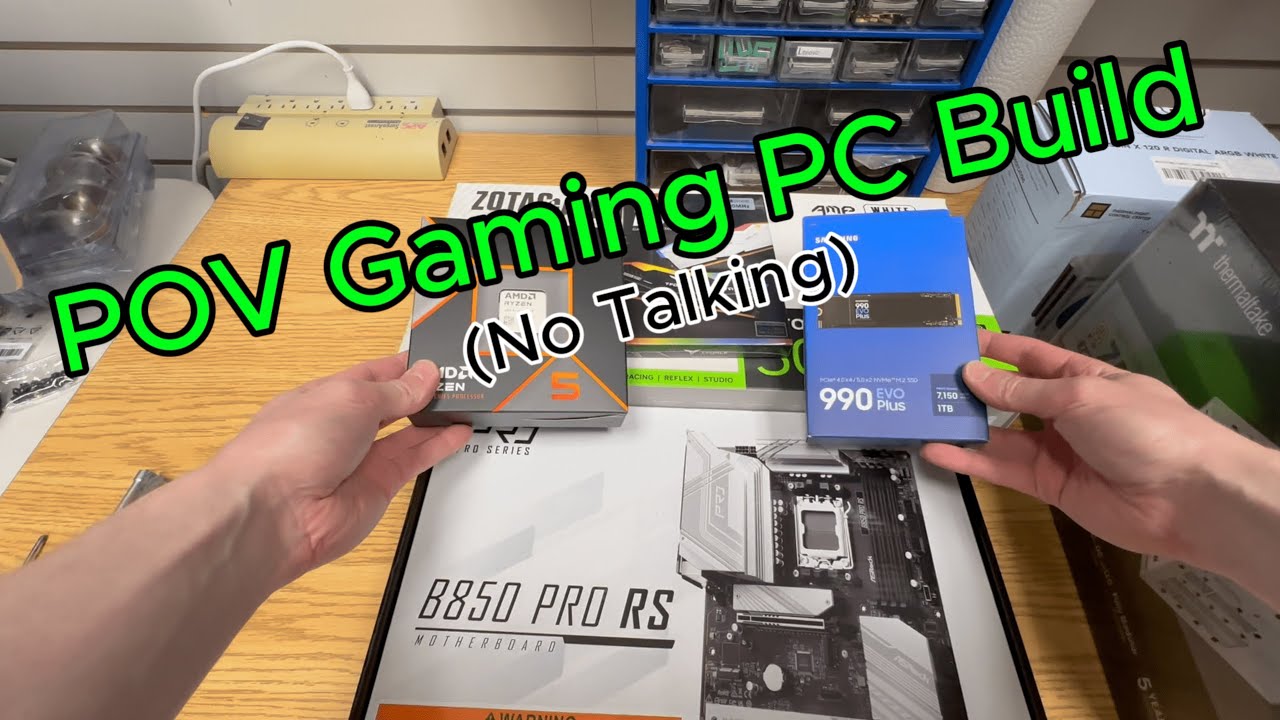 POV Gaming PC Build (ASMR, No talking) # 1 - YouTube