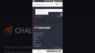 Uso de Challonge para torneos