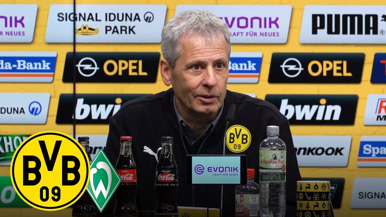 HERBSTMEISTER! | PK mit Lucien Favre | BVB - Werder Bremen 2:1