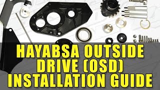 ROARING TOYZ OSD INSTALLATION  HAYABUSA 300 330 WIDE TIRE SWINGARM DRIVE