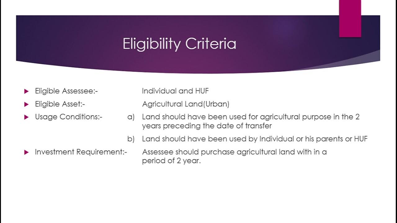 Section 54B of Tax Act. Capital Gain exemption on transfer of