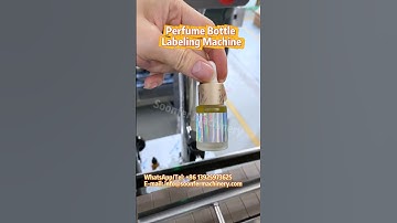 Perfume Bottle Labeling Machine #perfume #labelingmachine #bottlelabelingmachine #shorts #labeling