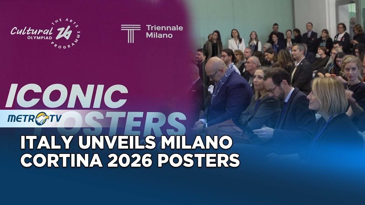 Italy Unveils Official Milano Cortina 2026 Olympic Posters
