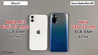 Xiaomi Redmi Note 10S vs iPhone 11 Speed Test & Camera Test