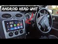 How to INSTALL Secaine Android Head Unit into your CAR! (Focus ST Mk2)