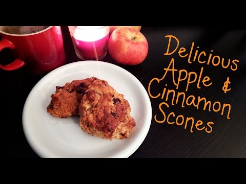 Delicious Apple and Cinnamon Scones How To Tutorial ¦ The Corner of Craft