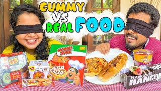 Gummy vs Real Food  | මේ දෑස මක්කටෙයි