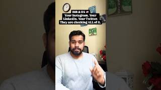 H1B/H4 - Your Instagram, LinkedIn, Facebook, YouTube.. They are checking ALL #shorts #viralvideo