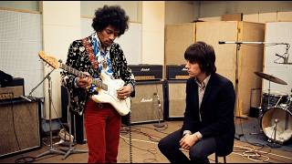 Jeff Beck hanging out and jamming with Jimi Hendrix in 1967-68