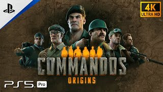 (PS5 Pro) Commandos: Origins | Intro & First Mission - PS5 Pro [4K 60FPS] Gameplay