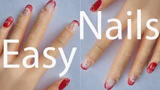 nail salon simple number nails designs
