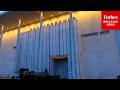 6 Days After Kennedy Center Removed Trump’s Name Tarps Still Block Sign