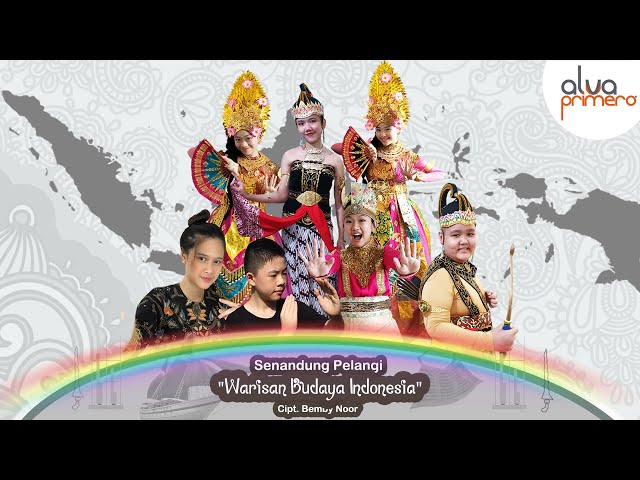SENANDUNG PELANGI - WARISAN BUDAYA INDONESIA (Official Video Lyrics) class=