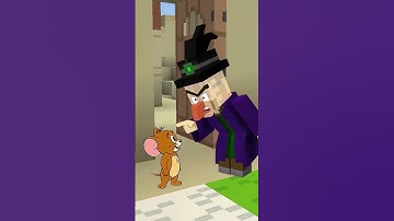 Tom & Jerry in Minecraft | Jerry Saved Tom From The Zombie