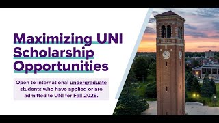 Maximizing UNI Scholarship Opportunities
