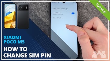 Xiaomi Poco M5 - How to Change SIM PIN • 📱 • 🔢 • 🔐 • Tutorial