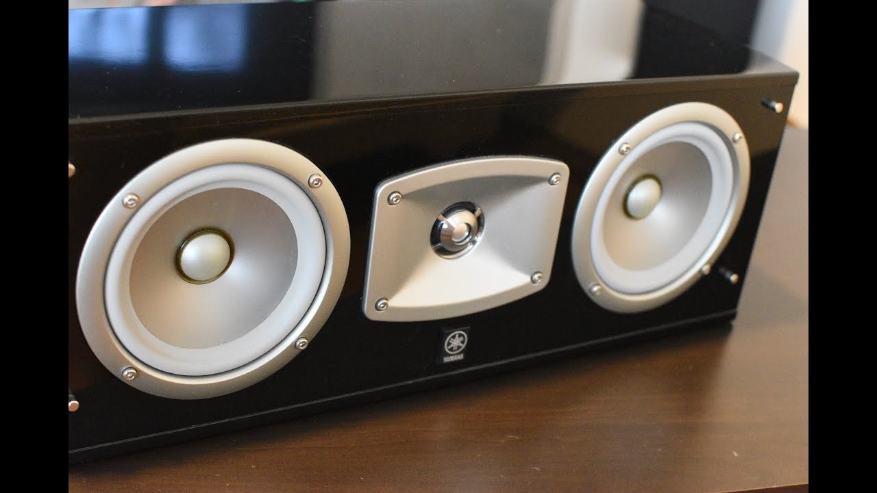 Open center speaker Yamaha NS-C444 - YouTube