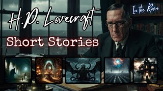 H.P. Lovecraft Short Horror Stories Collection Audiobook Bedtime Story With Soft RAIN. screenshot 5