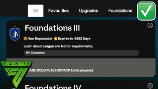 EAFC 24 FOUNDATIONS 3 SBC COMPLETED - FOUNDATIONS SBC CHEAP SOLUTION