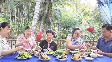 Bảo Đảm Ngon Hết Sảy với Món Vịt Khìa Nước Dừa Ăn Kèm Dưa Leo Chuột Muối Chua | BQCM & Family T946