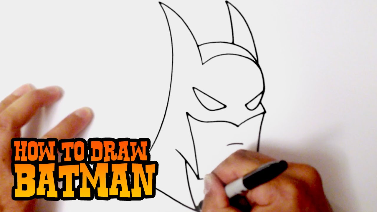 How to Draw Batman For Kids  Easy Drawing Tutorial