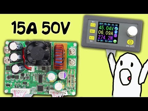 DPS5015 DC DC мощный преобразователь на 15А и 50В