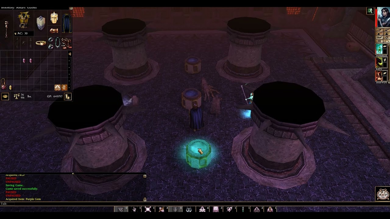 Neverwinter Nights - Riddle of Light Pool Puzzle - YouTube