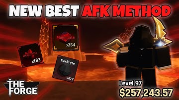 How To Macro In The Forge Best Way To Afk Farm Overnight And Get Money | Roblox The Forge