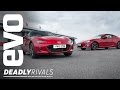 Toyota GT86 vs Mazda MX5 | evo DEADLY RIVALS