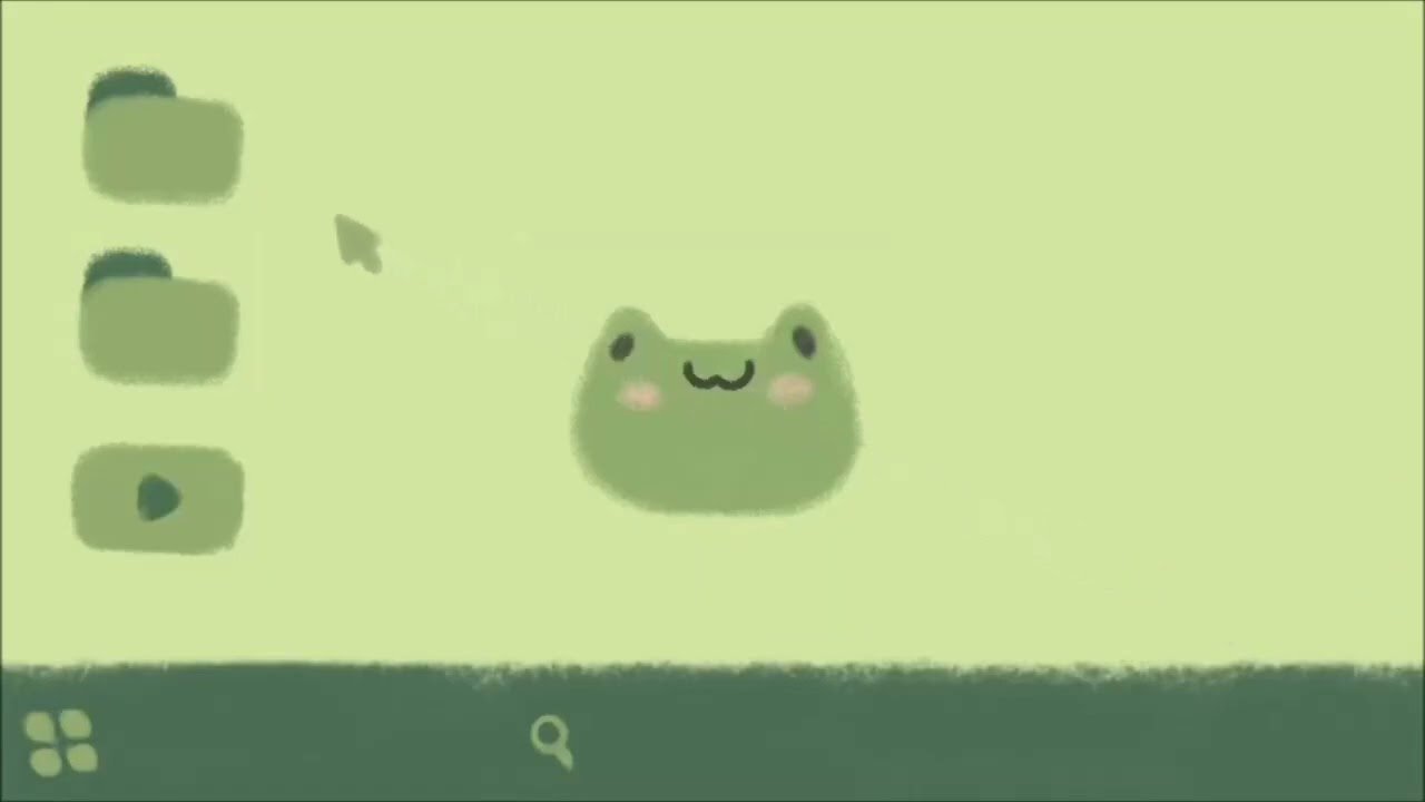 Cute + Pastel Intro Frog themed template