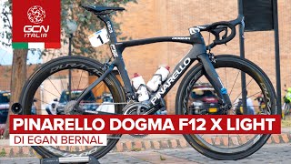 La Pinarello Dogma F12 X-Light di Egan Bernal | Biciclette dei  professionisti - YouTube