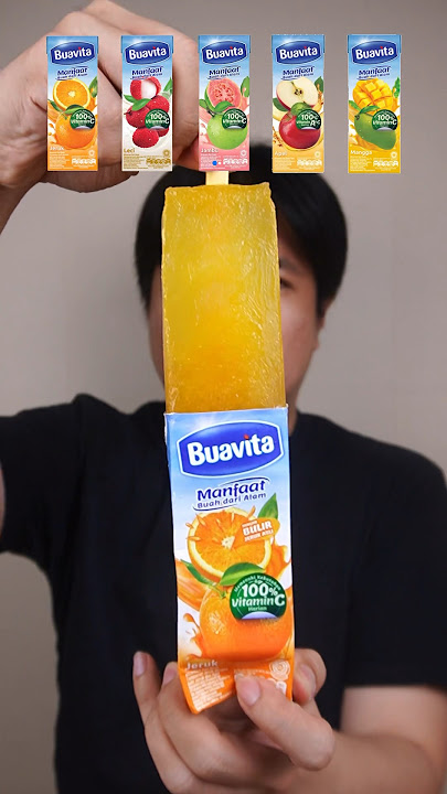 MAKAN ES LOLLIPOP DARI BERBAGAI RASA BUAVITA #asmr #mukbang