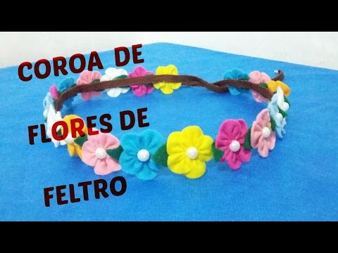 Vídeo: Gancho De Cabelo Em Forma De Coroa De Feltro