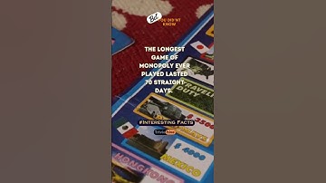 Thumbnail of They Played Monopoly Game For 70 Days Straight!? #shorts #interestingfacts