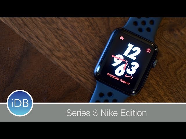 combineren Overdreven Coöperatie Apple Watch Series 3 Nike+ Edition - YouTube